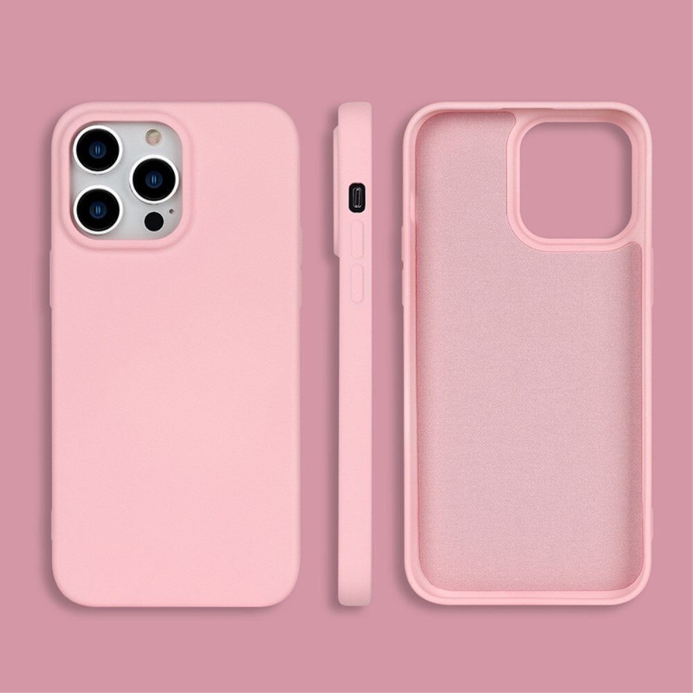 TPU Cover iPhone 14 Pro Max lyserød