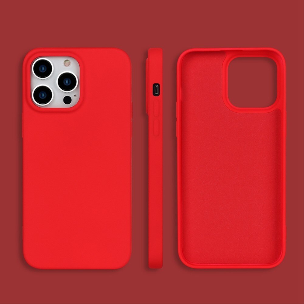 TPU Cover iPhone 14 Pro Max rød