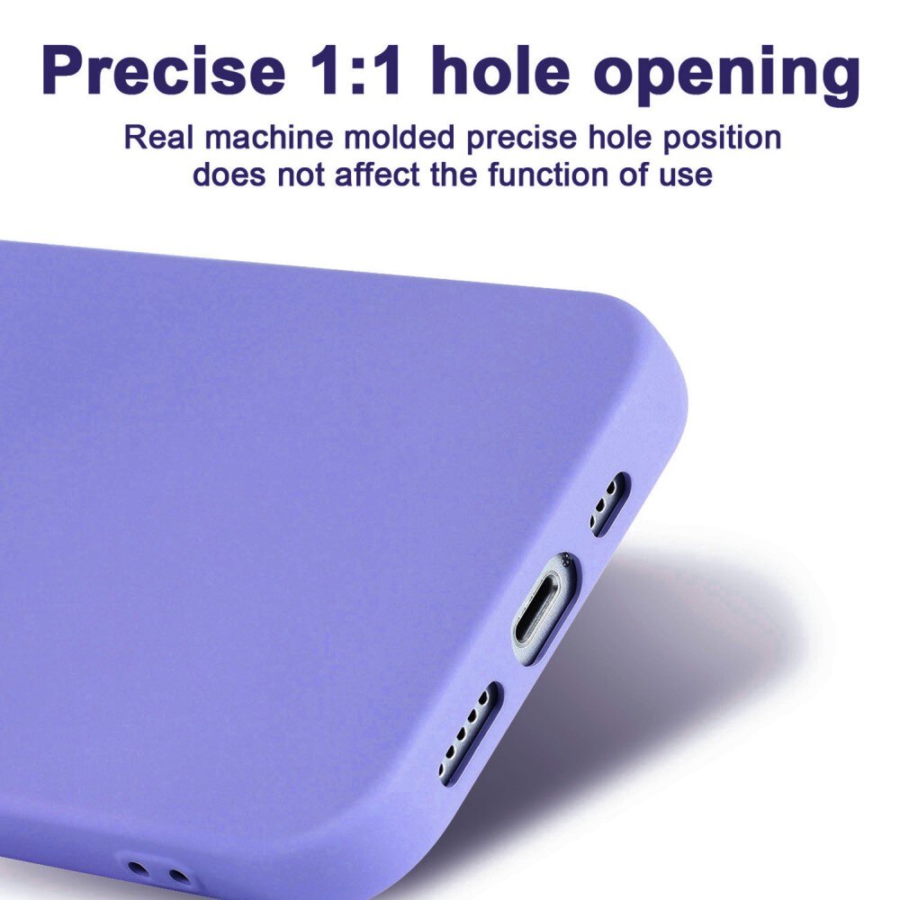 TPU Cover iPhone 14 lila