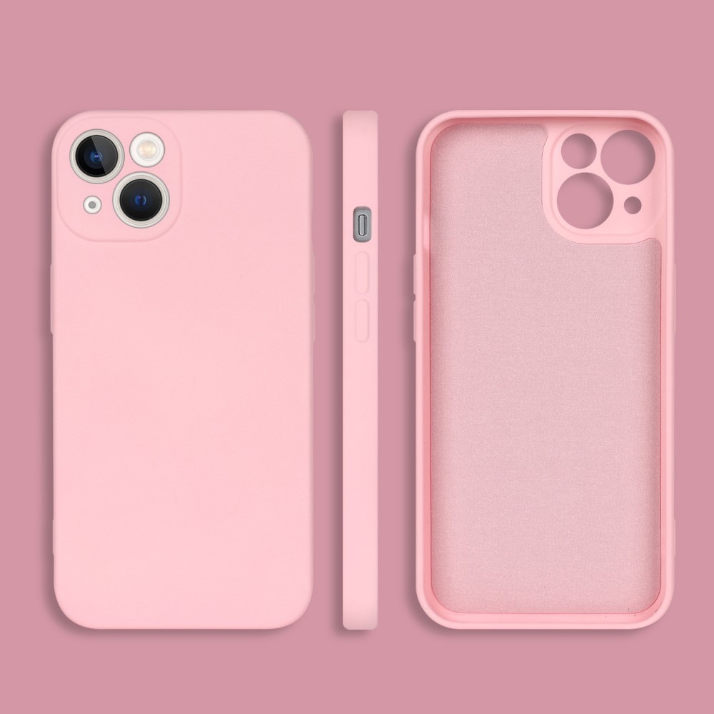 TPU Cover iPhone 14 lyserød