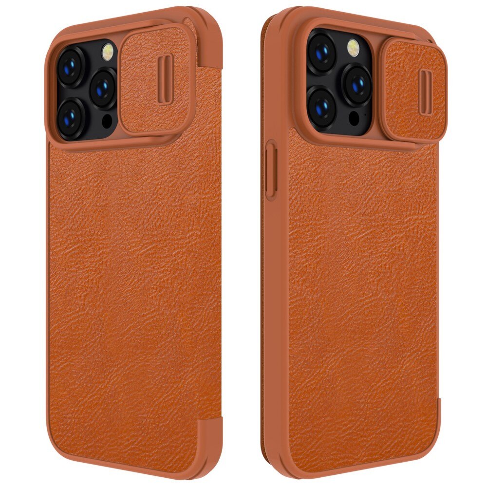 Qin Pro Camshield iPhone 14 Pro Max Brown