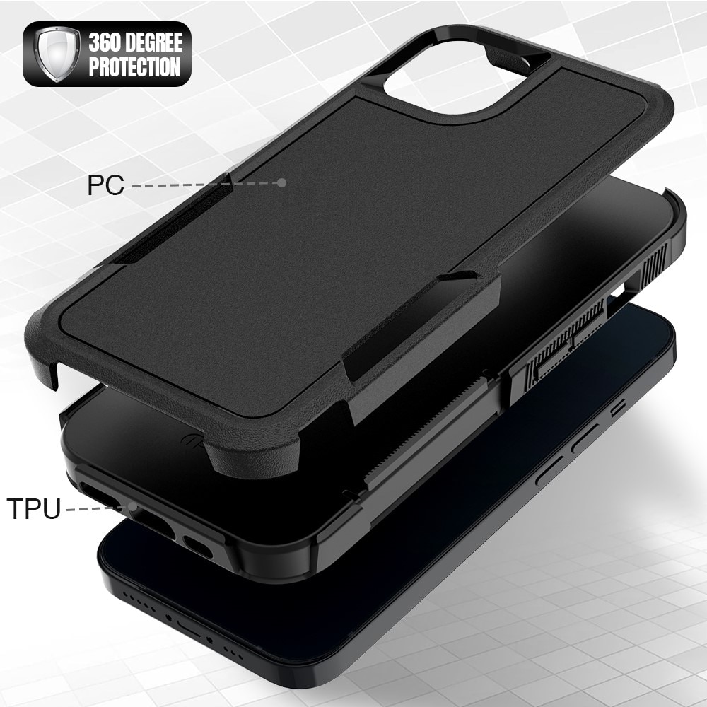 Off-road Hybridcover iPhone 13 sort