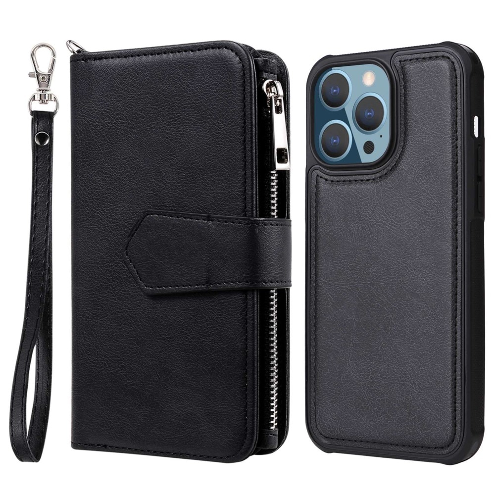 Zipper Magnet Wallet iPhone 14 Pro Max sort