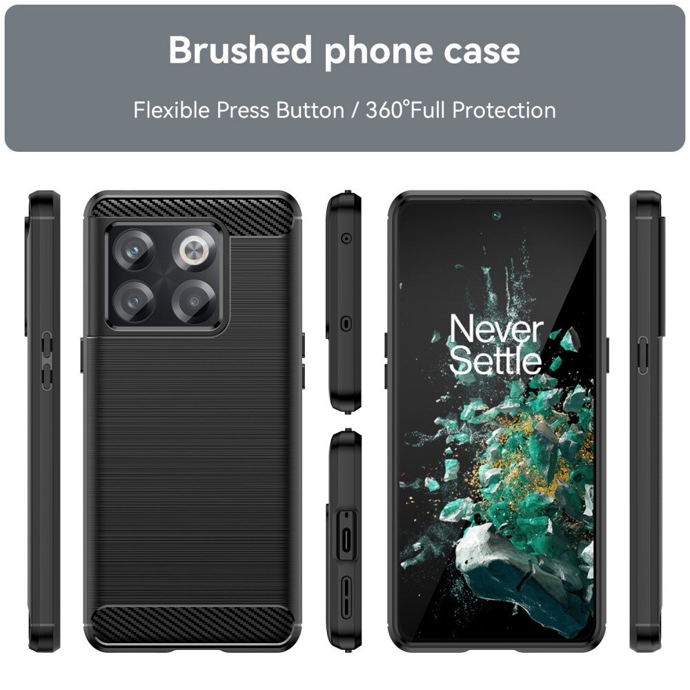  OnePlus 10T Cover TPU Brushed Sort