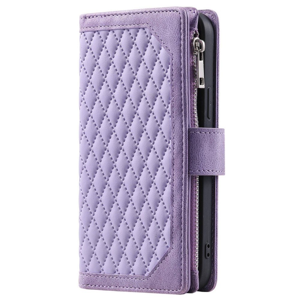 Pung Taske Samsung Galaxy A04 Quilted Lilla