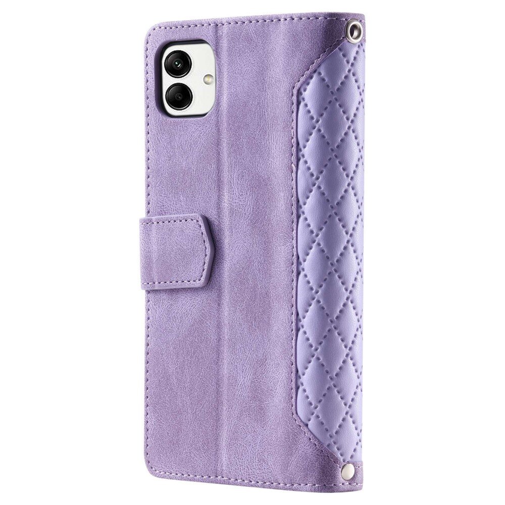 Pung Taske Samsung Galaxy A04 Quilted Lila