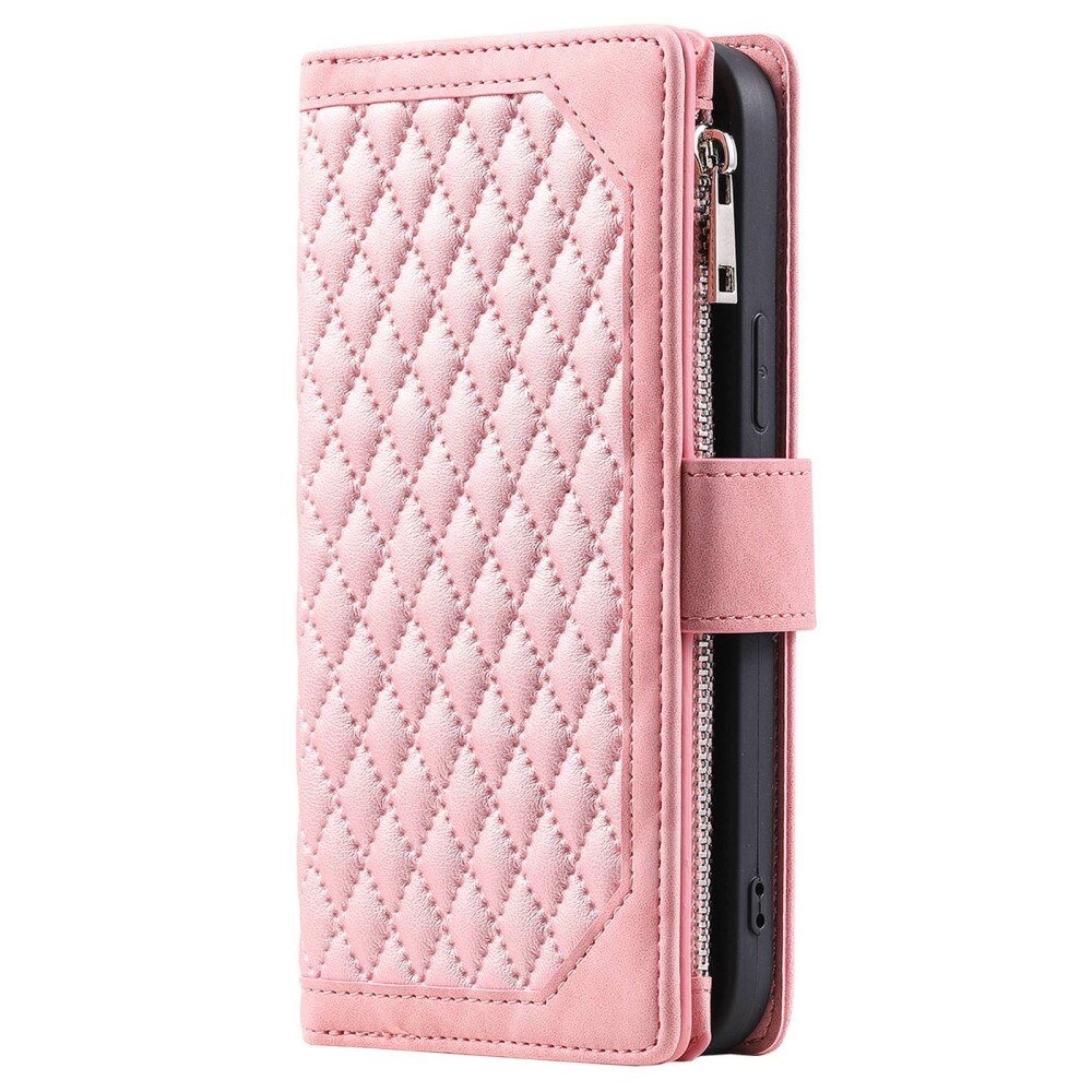 Pung Taske Samsung Galaxy A04 Quilted Lyserød