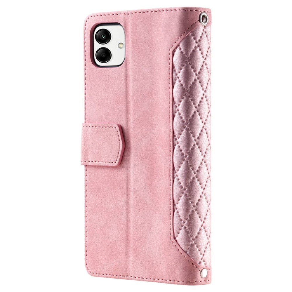 Pung Taske Samsung Galaxy A04 Quilted Lyserød