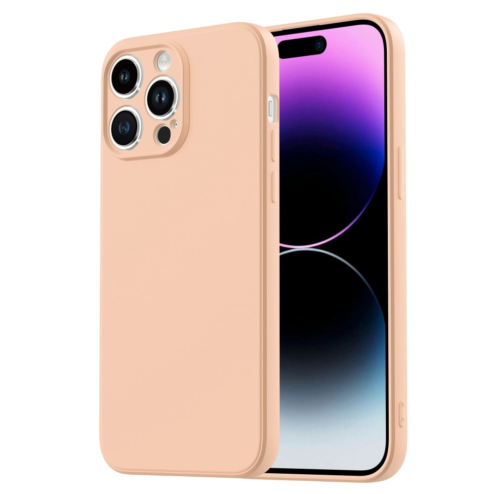 Soft TPU Case iPhone 14 Pro Max lyserød