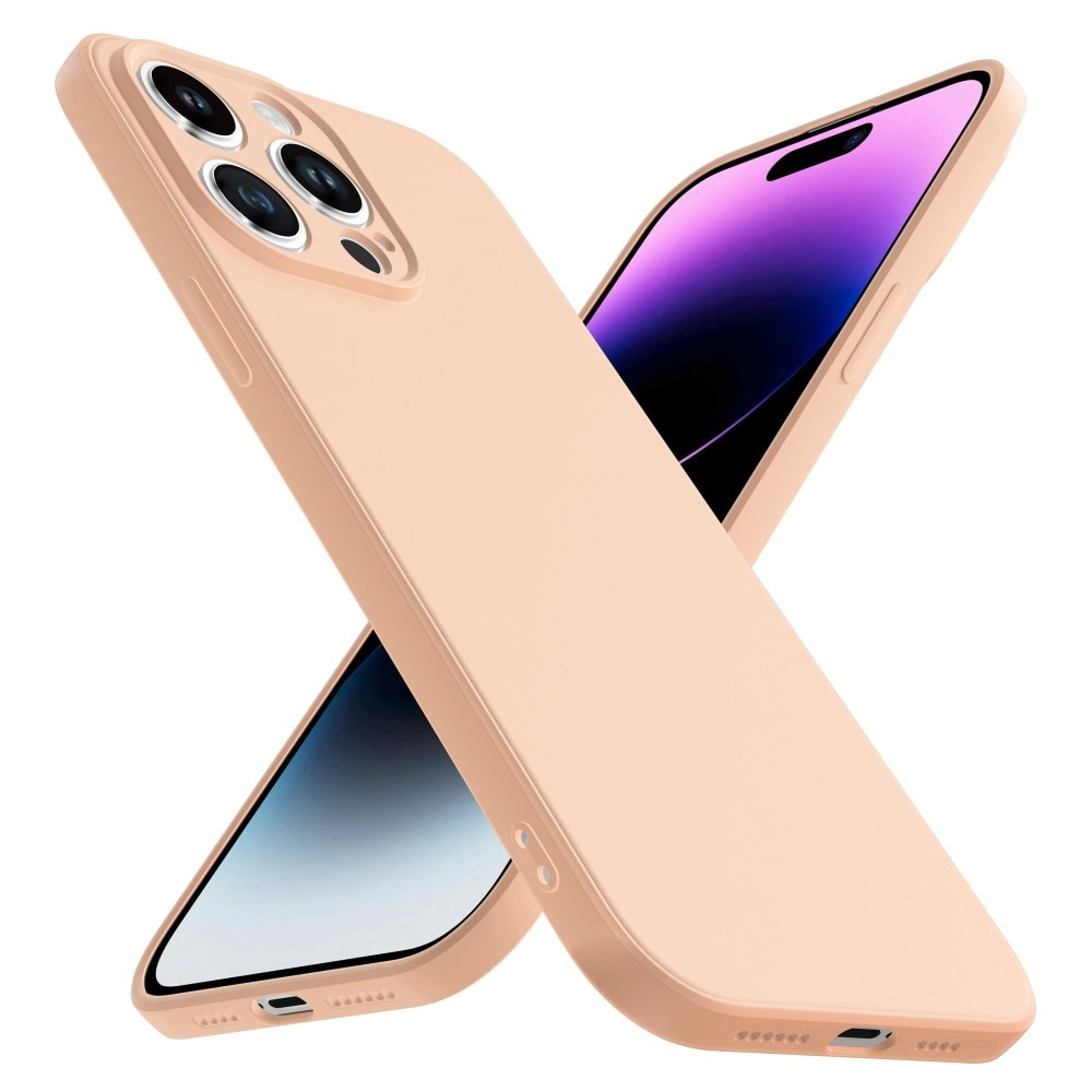 Soft TPU Case iPhone 14 Pro Max lyserød