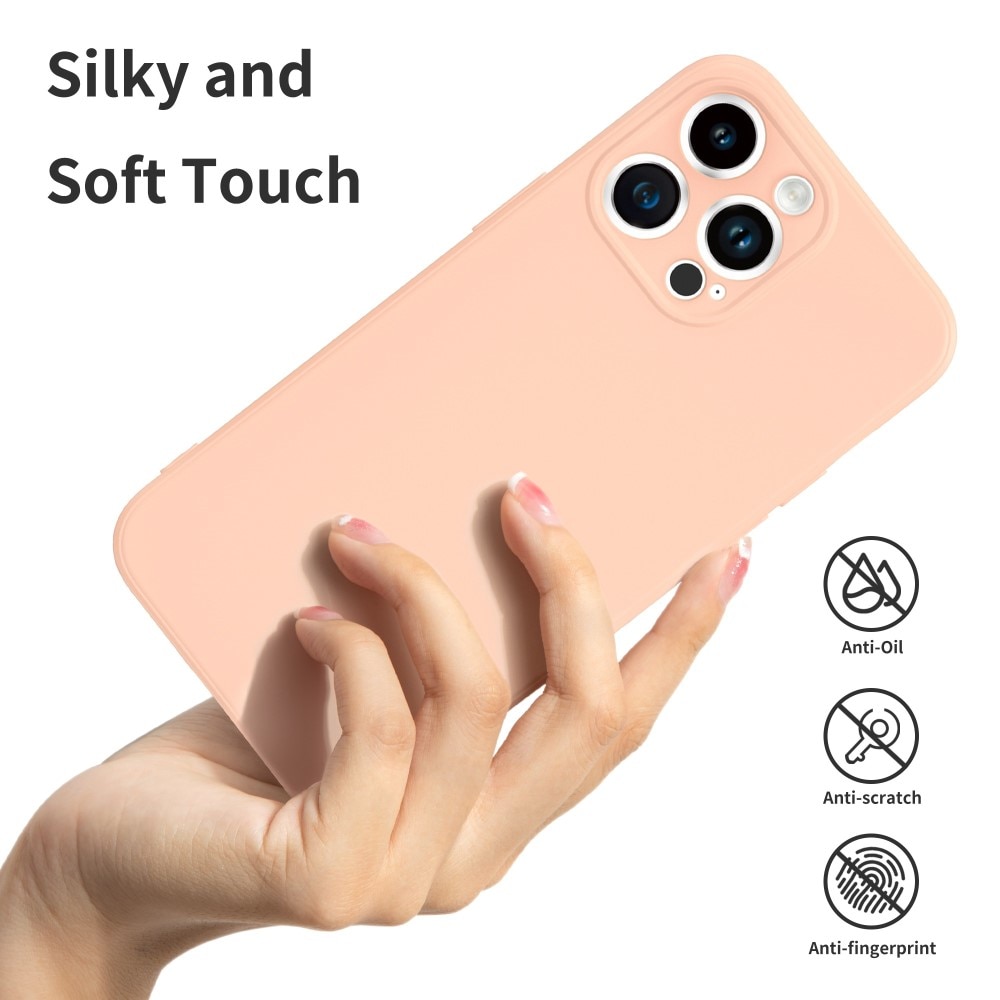 Soft TPU Case iPhone 14 Pro Max lyserød