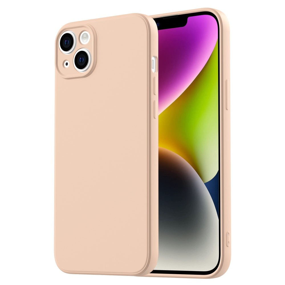 Soft TPU Case iPhone 14 lyserød