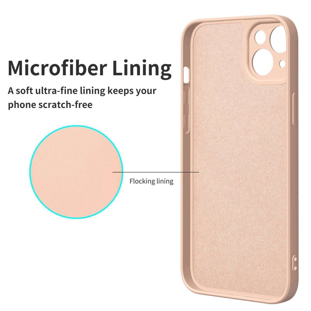 Soft TPU Case iPhone 14 lyserød