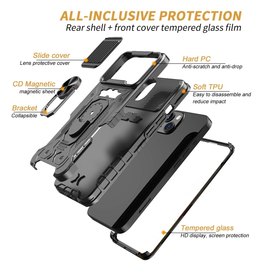 Tactical Full Protection Case iPhone 14 Black