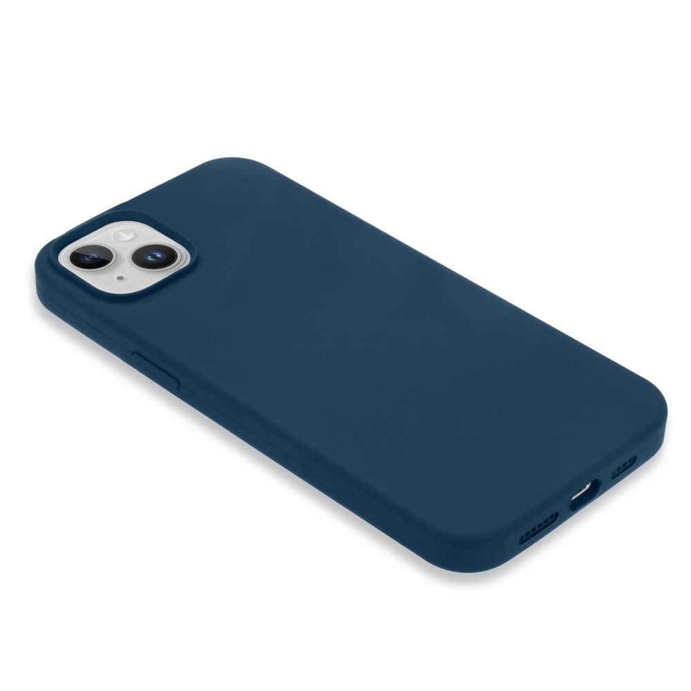 Cover Silikone iPhone 14 blå