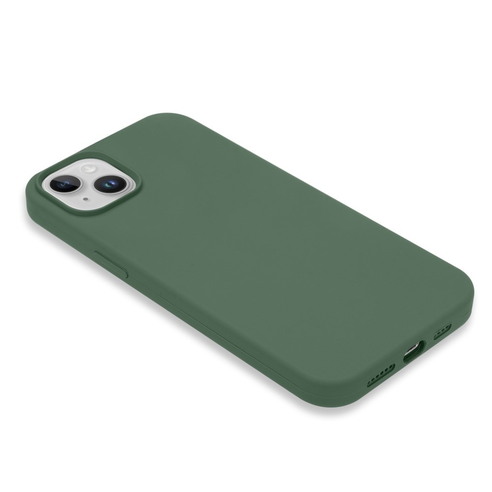 Cover Silikone iPhone 14 grøn