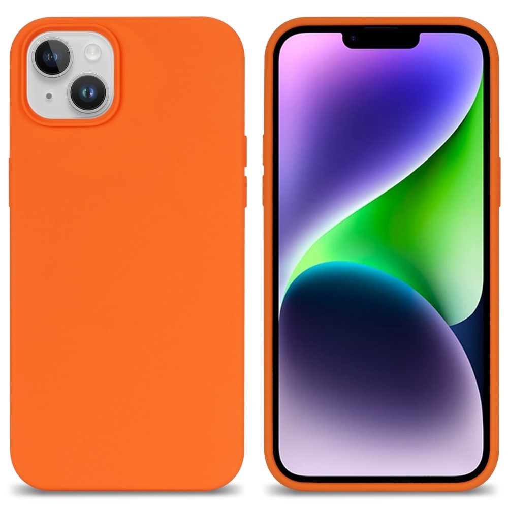 Cover Silikone iPhone 14 Plus orange