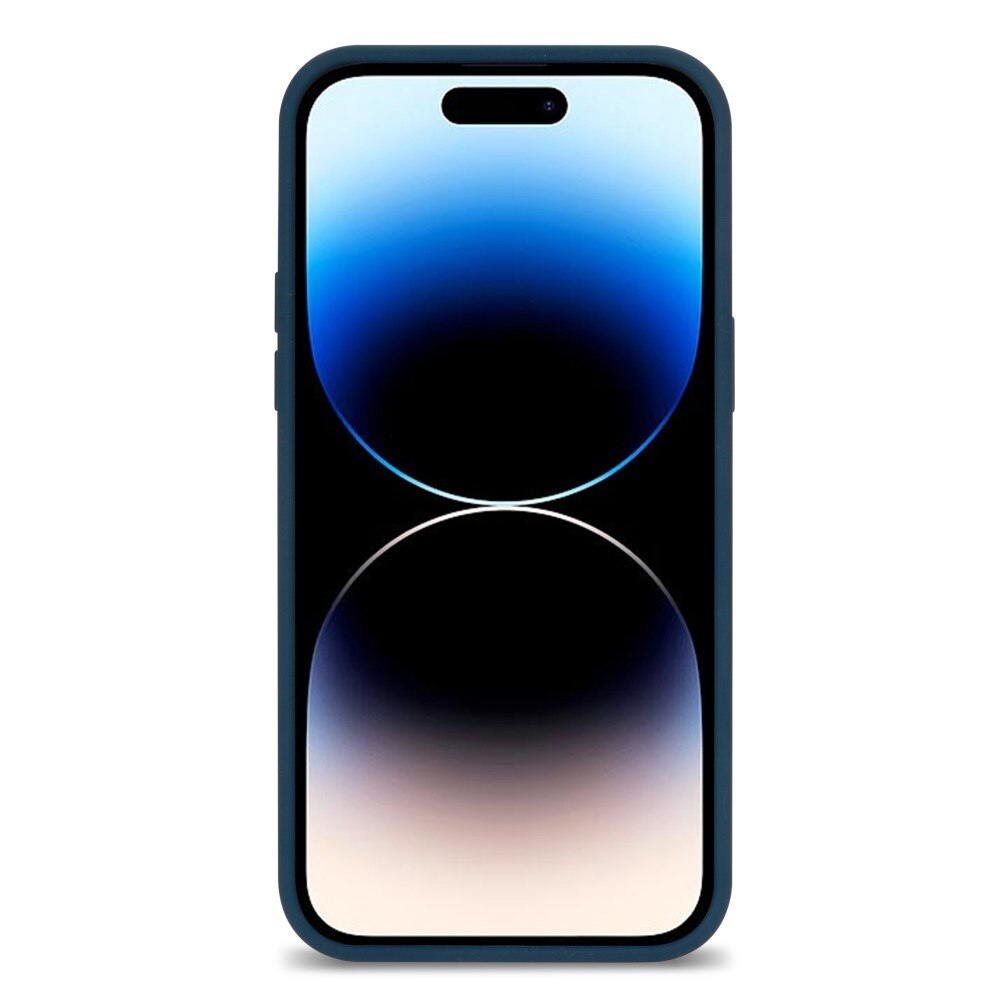 Cover Silikone iPhone 14 Pro blå