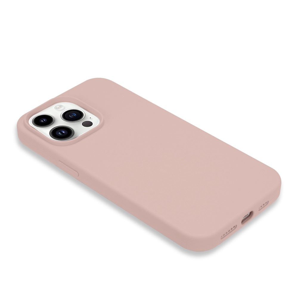 Cover Silikone iPhone 14 Pro lyserød