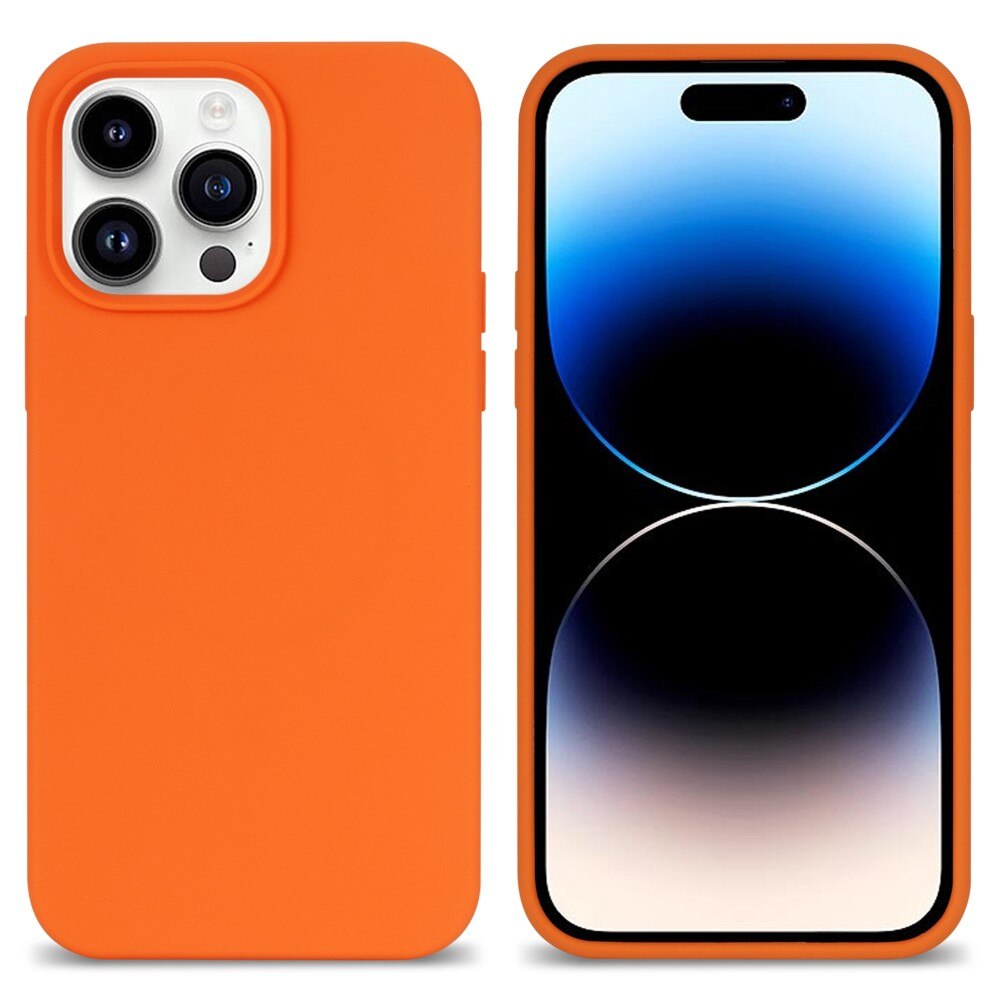 Cover Silikone iPhone 14 Pro orange