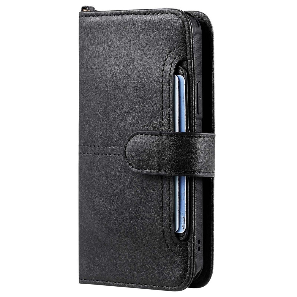 Magnet Leather Wallet iPhone 14 Pro sort