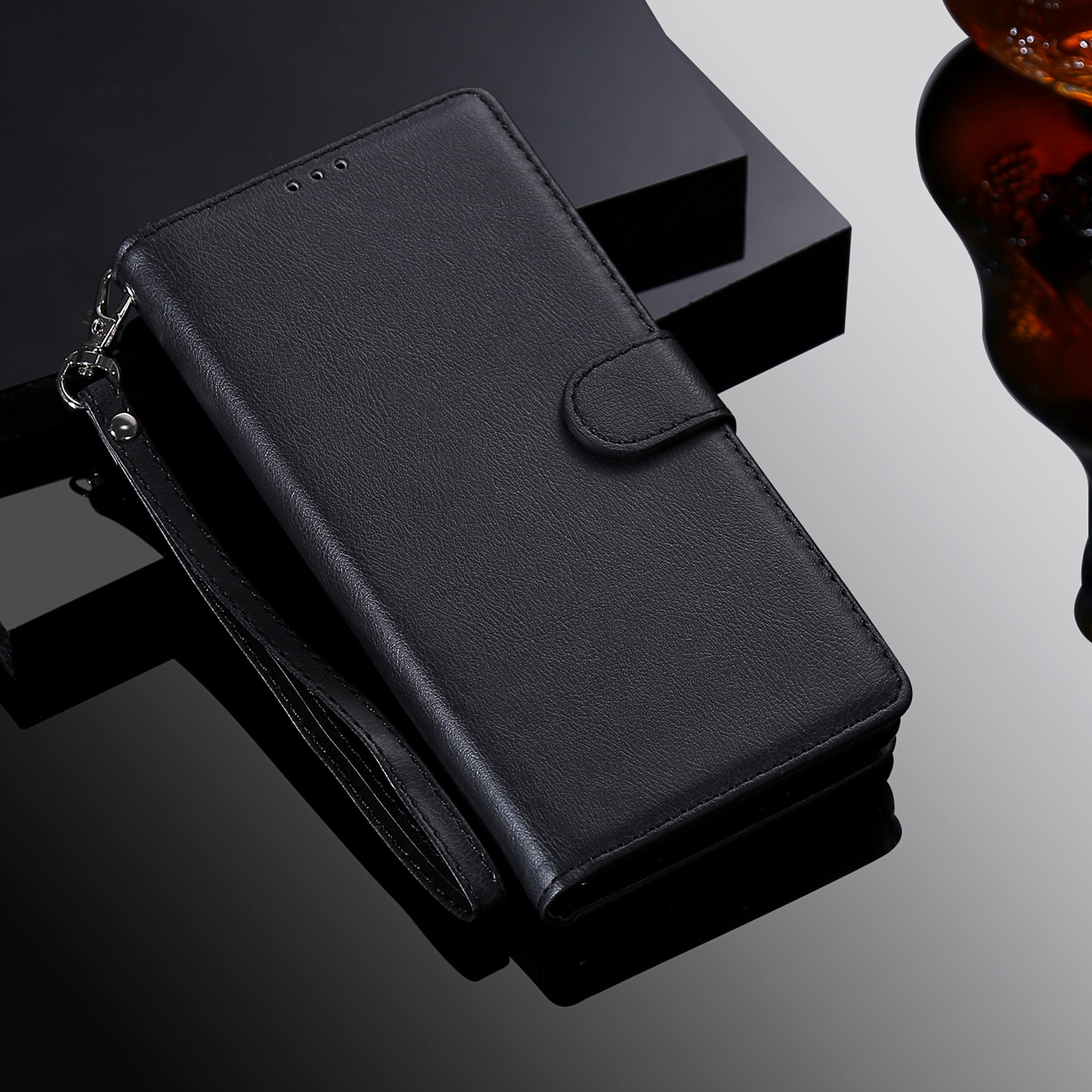 Magnetisk Wallet Samsung Galaxy A17 Sort