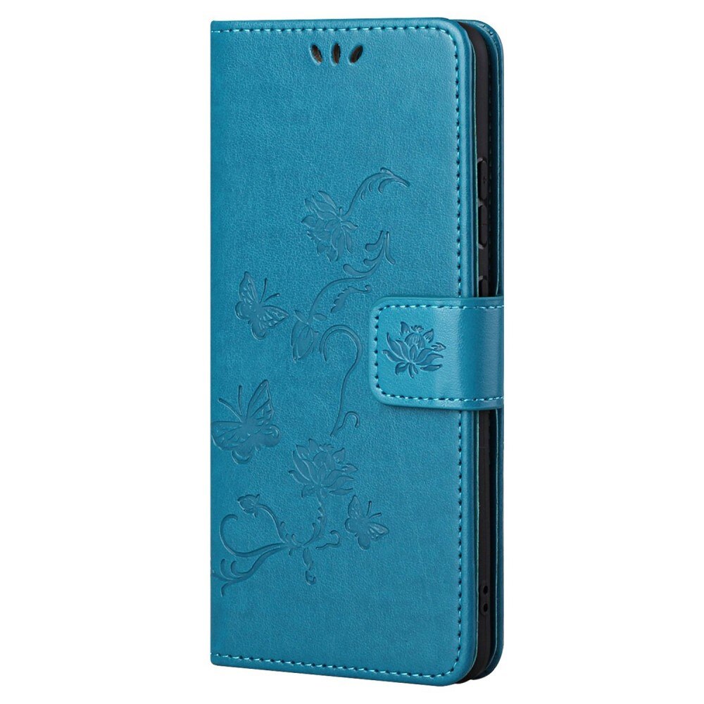 Læderetui Sommerfugle Xiaomi 12T/12T Pro Blå