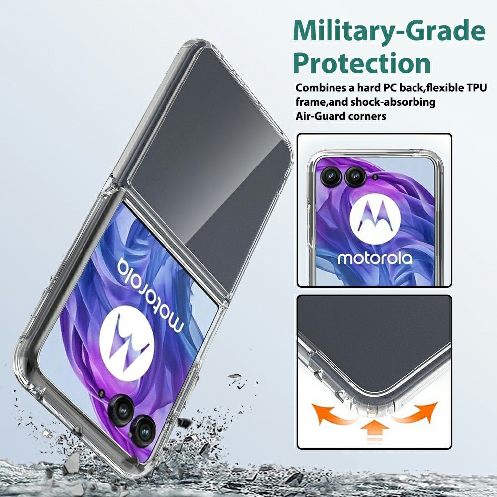 Hybridcover Motorola Razr 60 Ultra Gennemsigtig