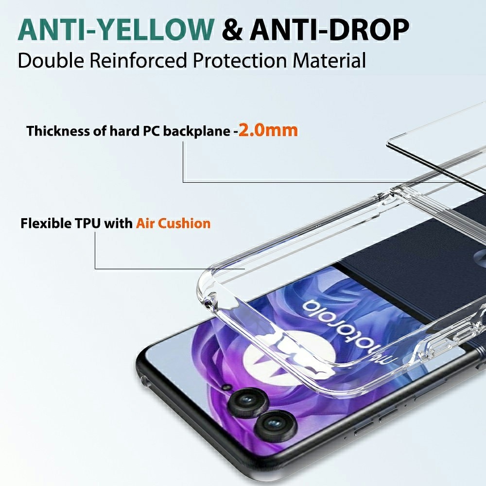 Hybridcover Motorola Razr 60 Ultra Gennemsigtig