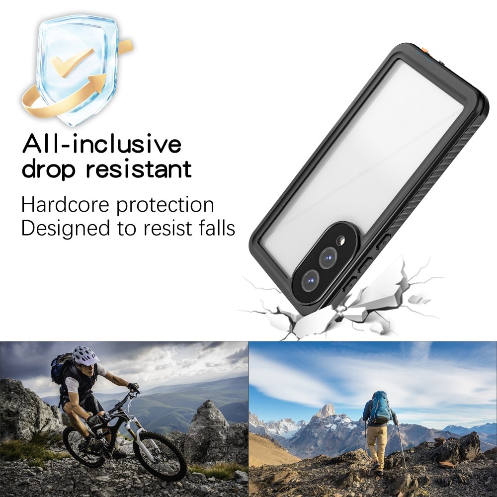 Vandtæt Cover Samsung Galaxy S25 Edge gennemsigtig