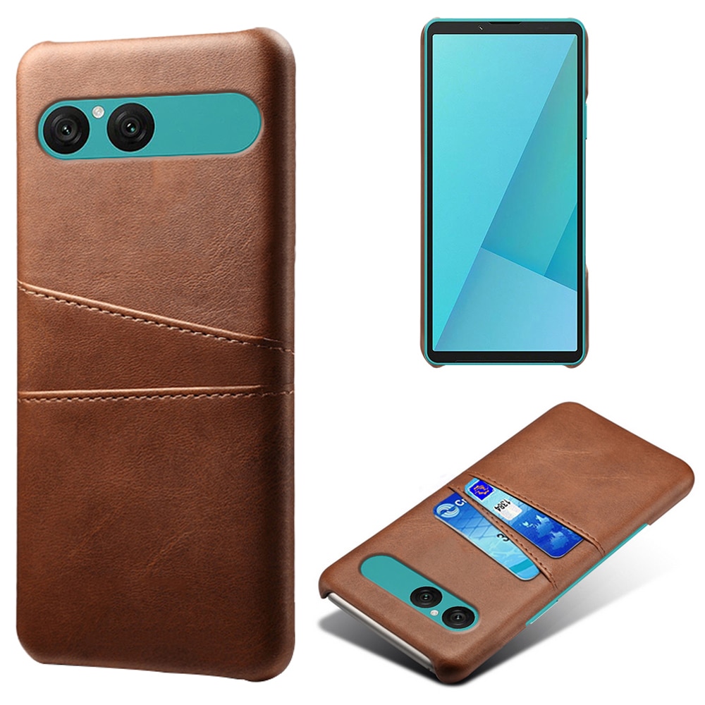 Card Slots Case Sony Xperia 10 VII Brun