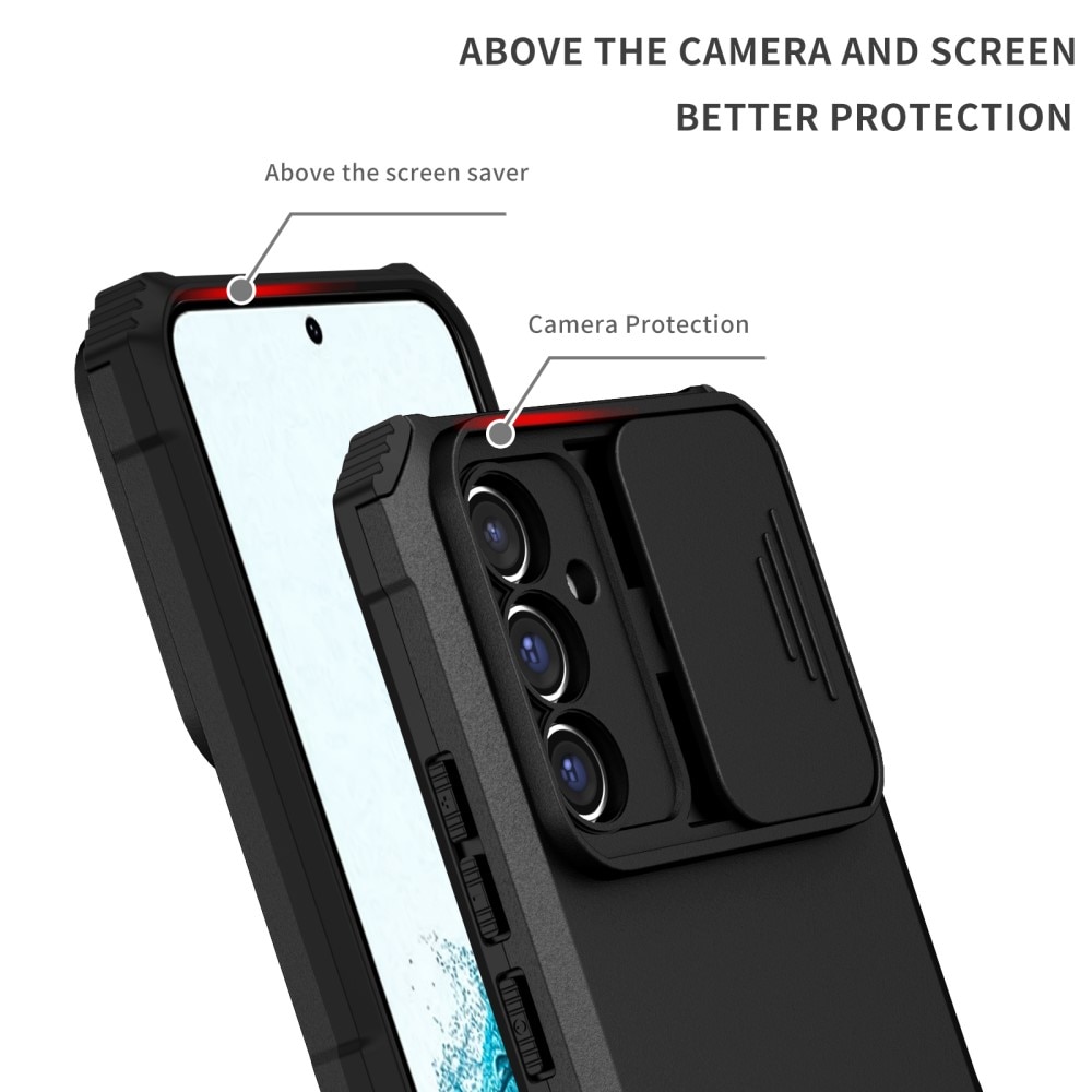 Samsung Galaxy A56 Kickstand Cover kamerabeskyttelse Sort