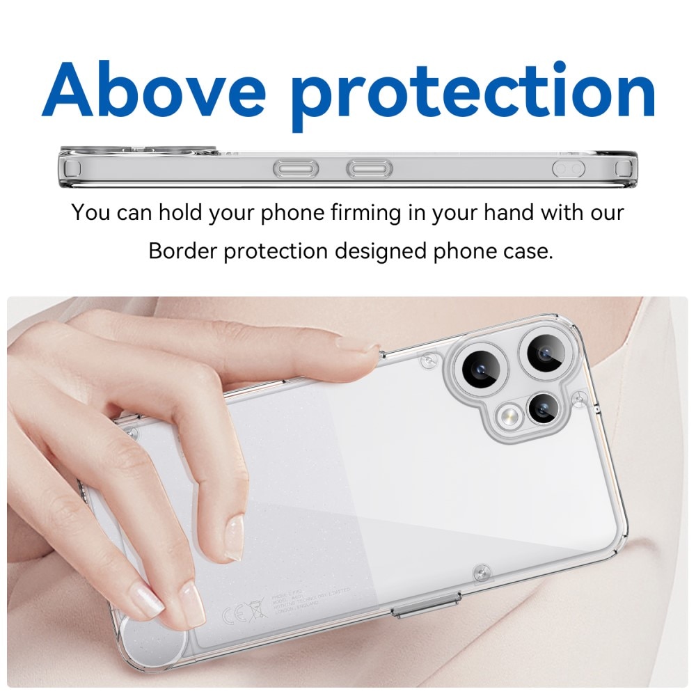 Hybridcover Nothing CMF Phone 2 Pro Gennemsigtig