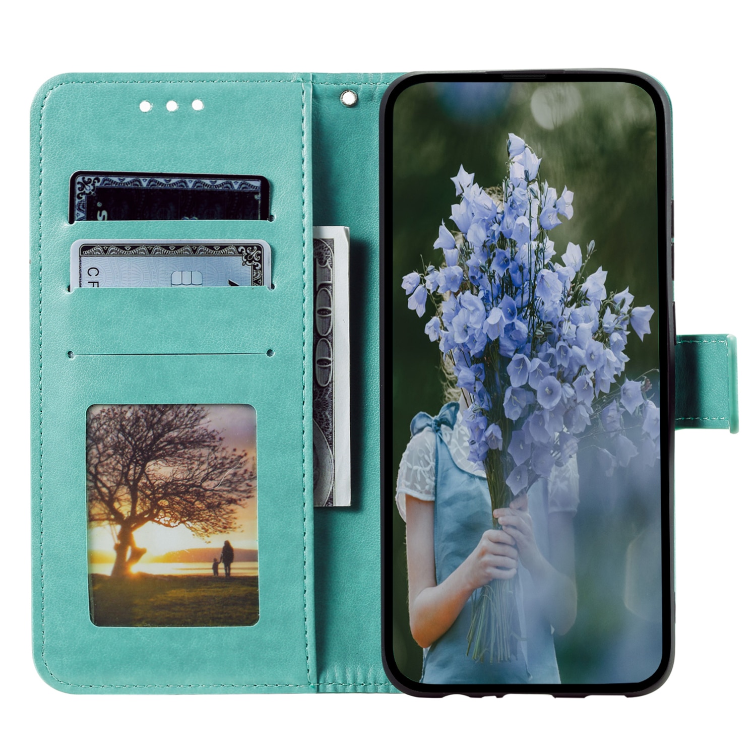 Læderetui Mandala Samsung Galaxy A17 Grøn