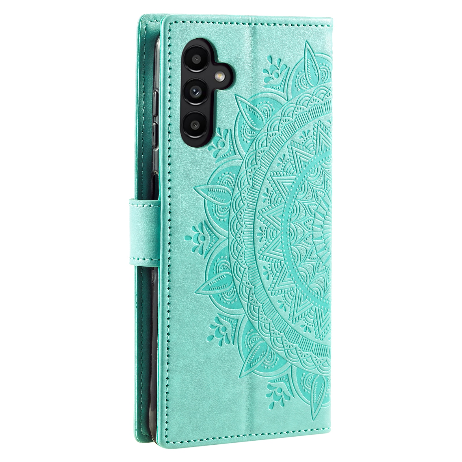 Læderetui Mandala Samsung Galaxy A17 Grøn