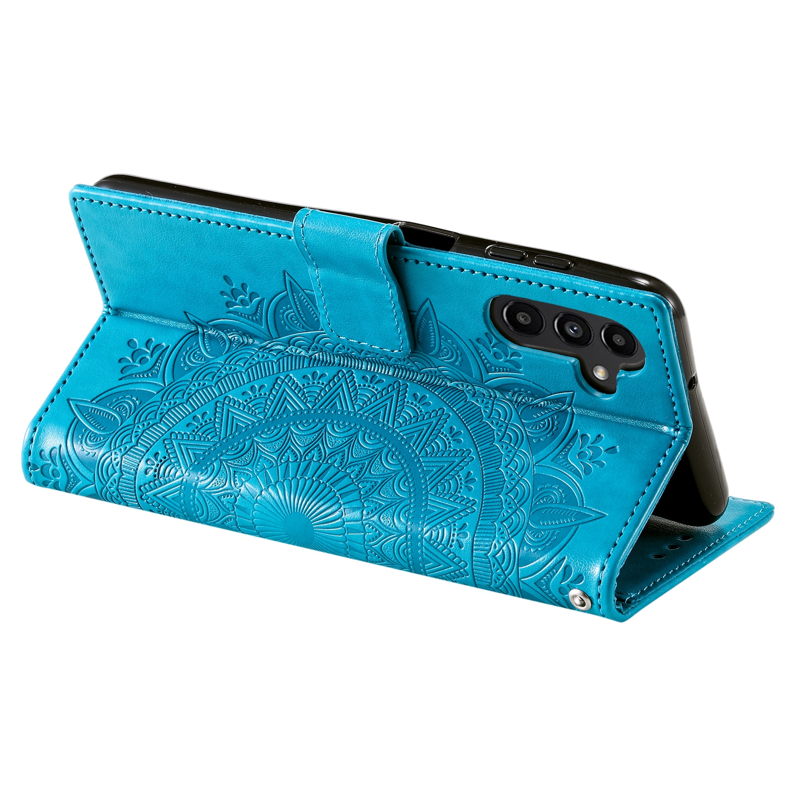 Læderetui Mandala Samsung Galaxy A17 Blå