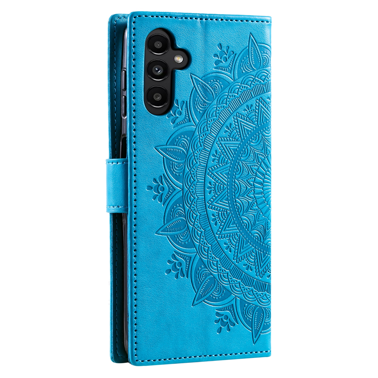 Læderetui Mandala Samsung Galaxy A17 Blå