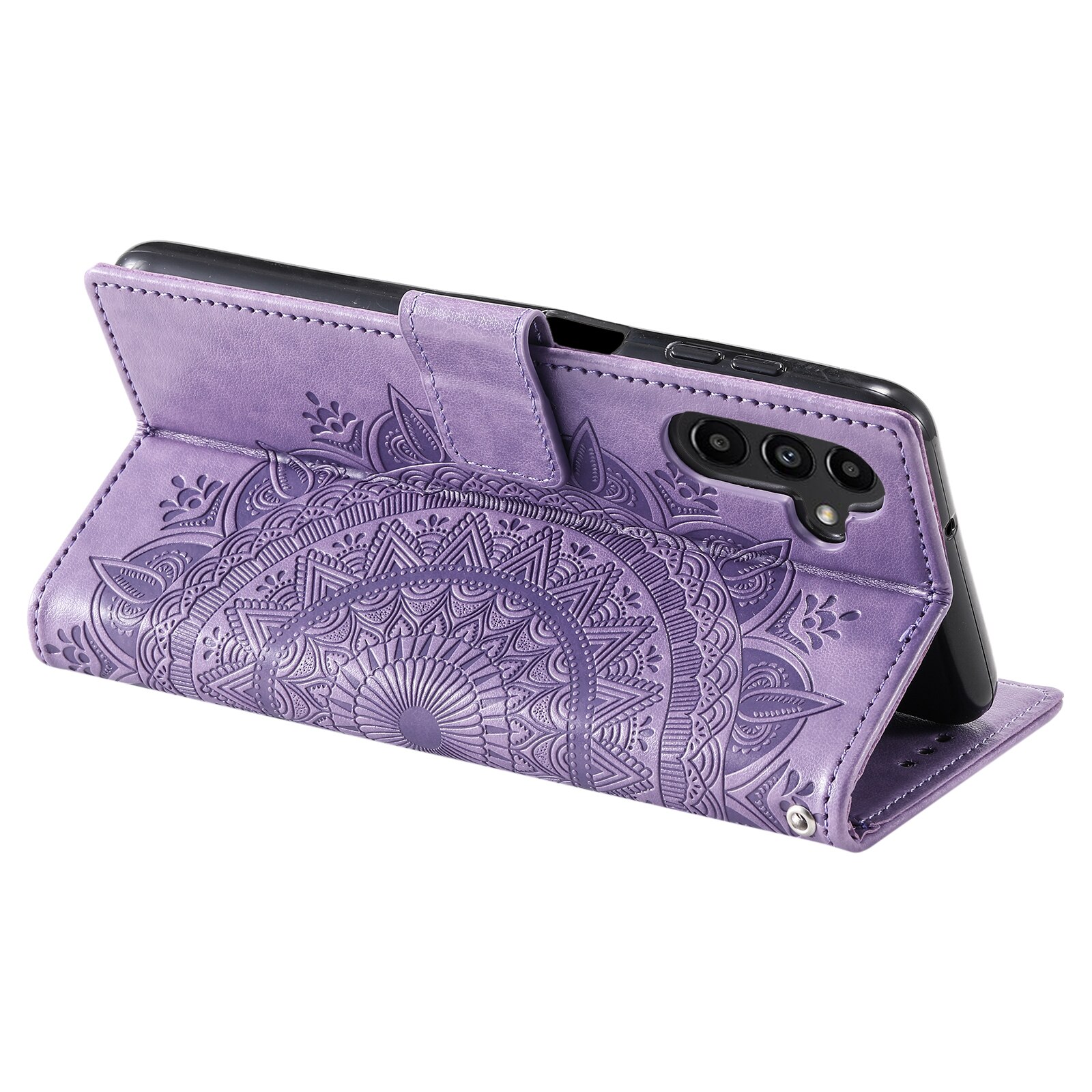 Læderetui Mandala Samsung Galaxy A17 Lilla