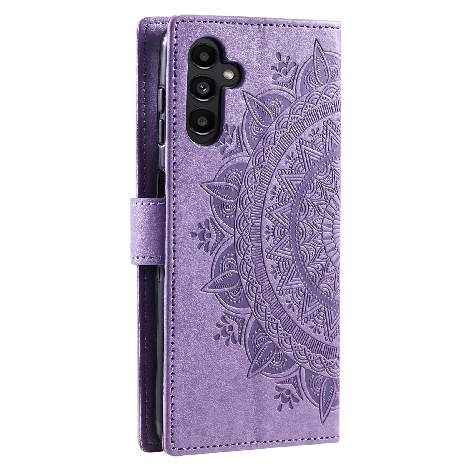 Læderetui Mandala Samsung Galaxy A17 Lilla