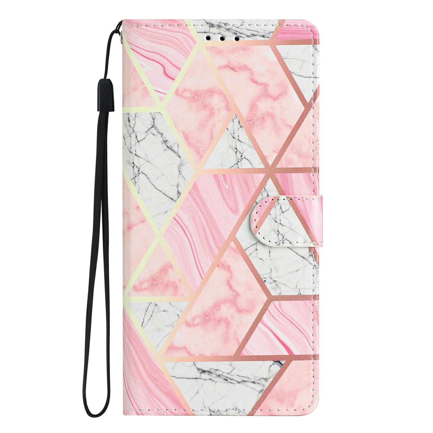 Mobiltaske Samsung Galaxy A17 lyserød marmor
