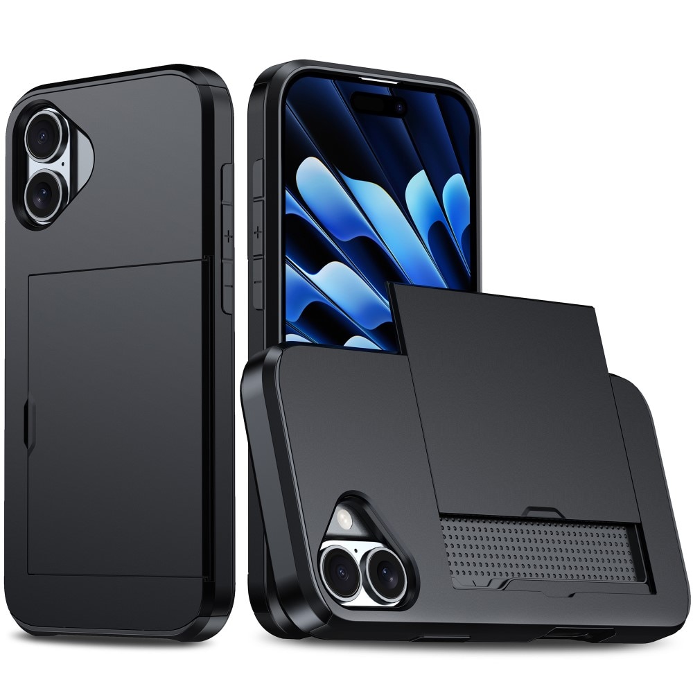 Cover Kortholder iPhone 17 Sort