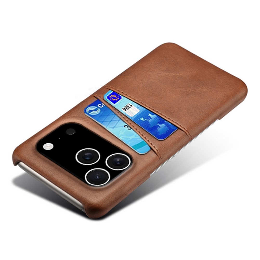 Card Slots Case iPhone 17 Pro Brun