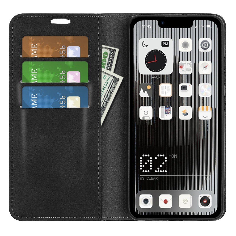 Nothing Phone 1 Slim Mobiltaske Sort