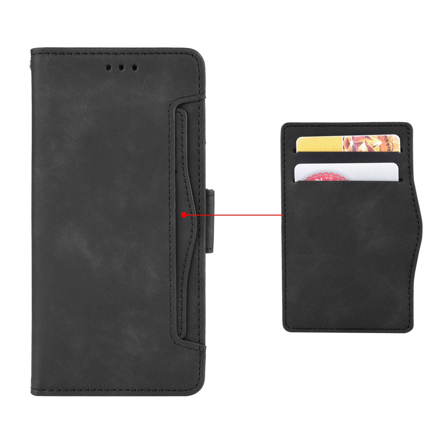 Multi Tegnebogsetui  OnePlus Nord 5 sort