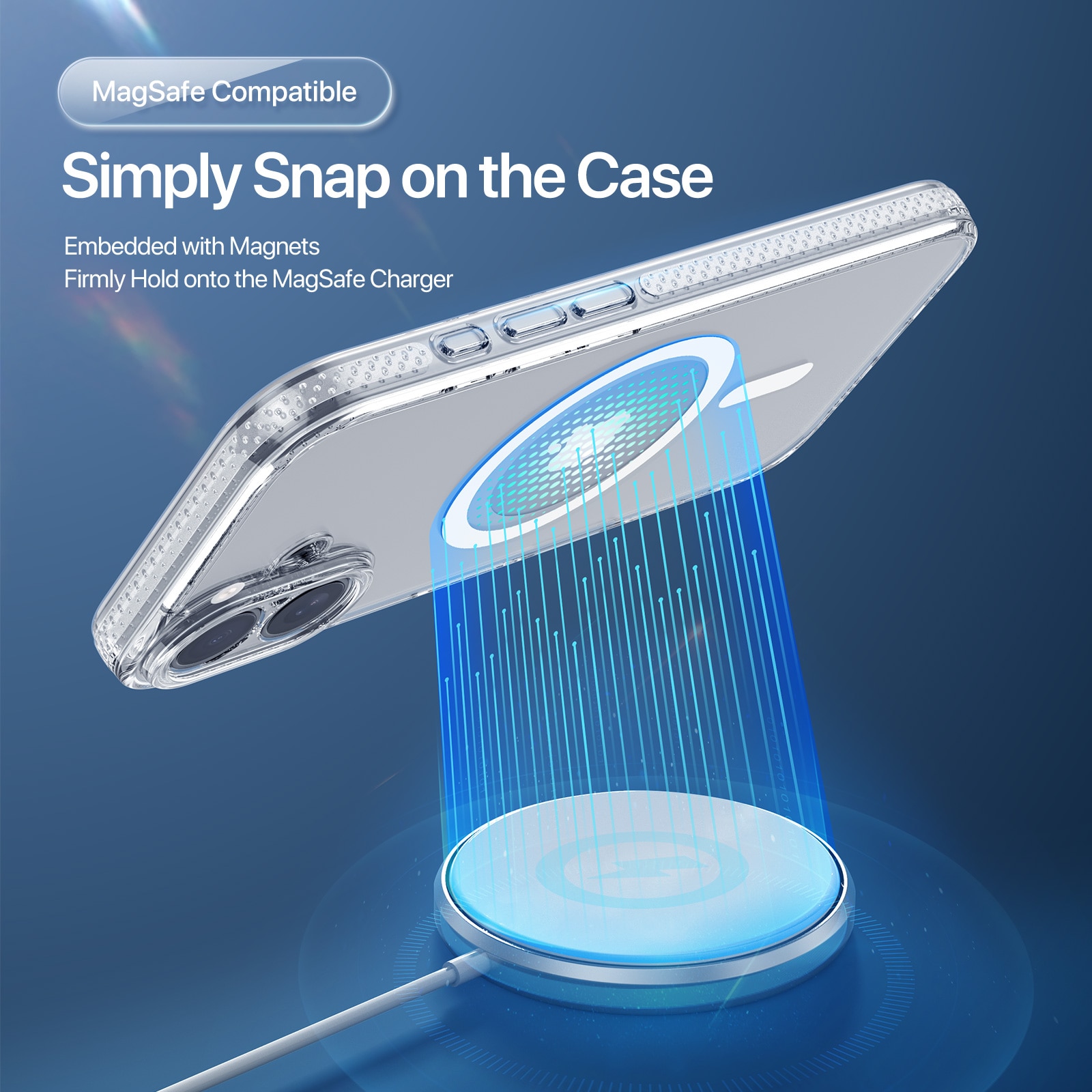 Clin Series MagSafe iPhone 17 gennemsigtig