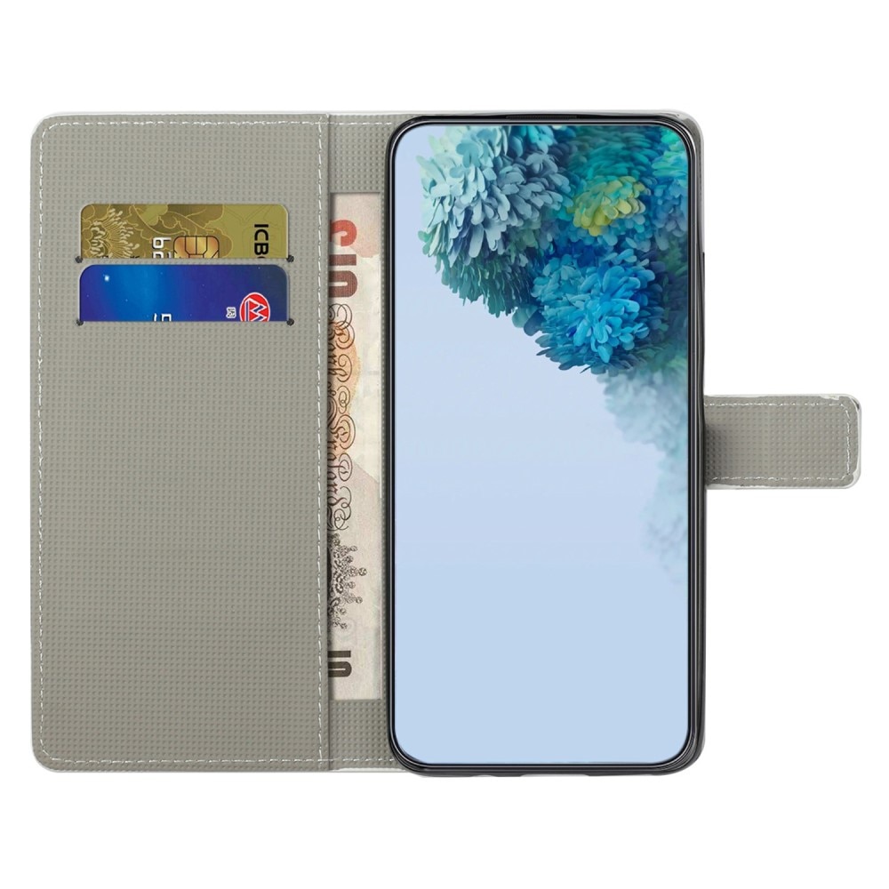 Mobiltaske Samsung Galaxy A14 flowers