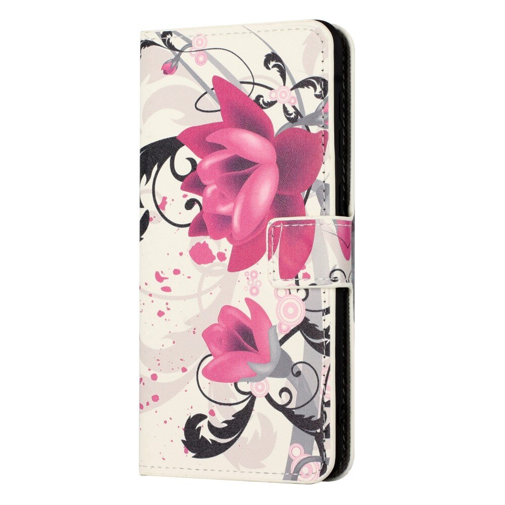 Mobiltaske Samsung Galaxy A14 flowers