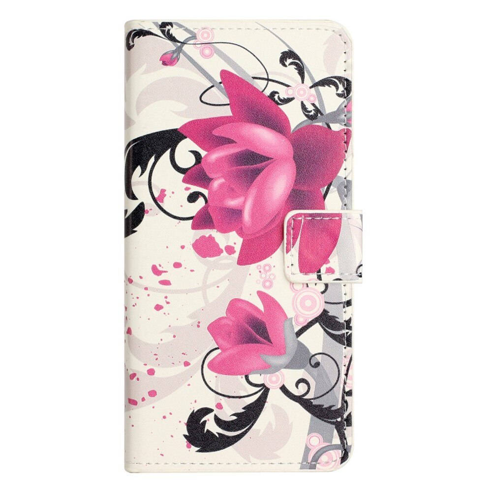 Mobiltaske Samsung Galaxy A14 flowers