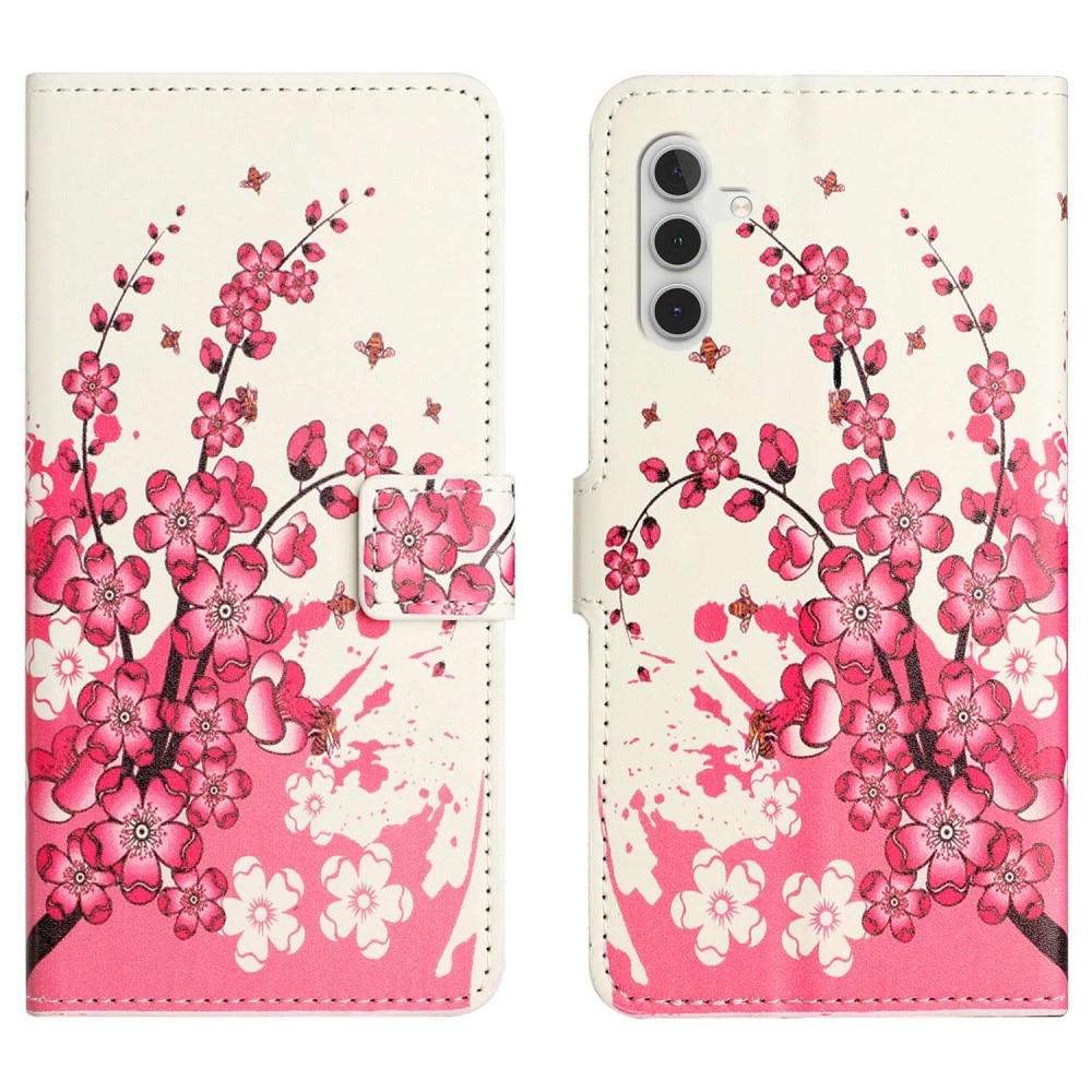 Mobiltaske Samsung Galaxy A14 kirsebærblomster