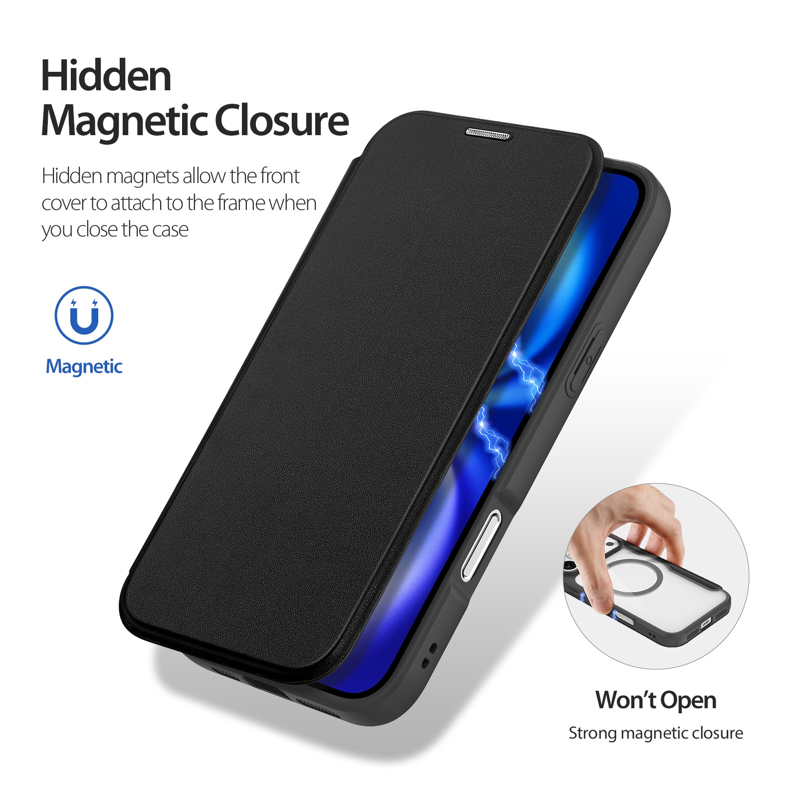 Skin X Pro MagSafe iPhone 17 Pro Sort